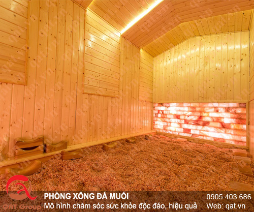 phòng xông đá muối lê spa 11