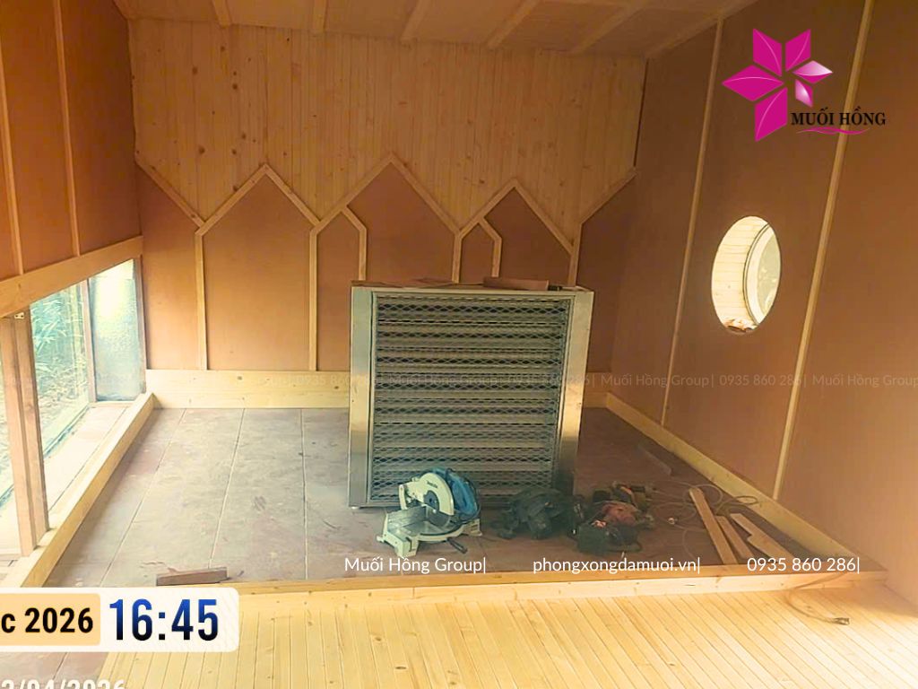 Thi c&ocirc;ng spa Onsen & JjimJilBang chuẩn sao