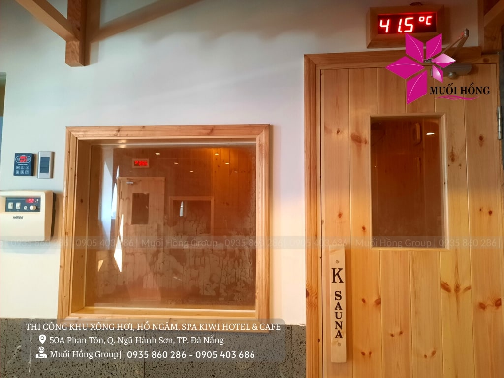 Setup phòng xông hơi sauna hồng ngoại