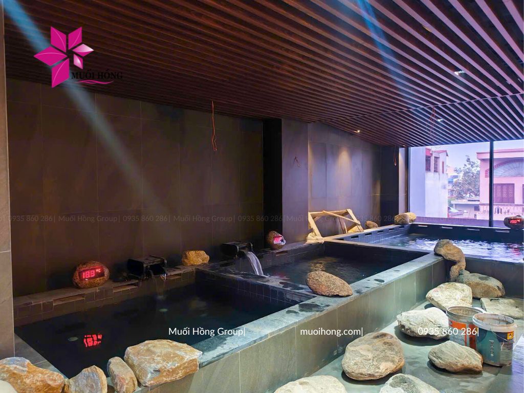 Thi công Onsen & Jjim Jil Bang Thiên Ý Spa