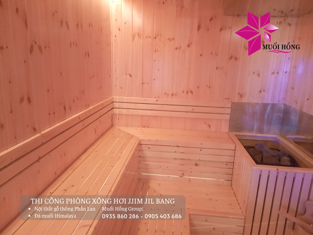 Lắp đặt phòng xông hơi sauna JjimJilBang