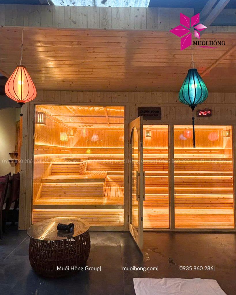 Thi công spa đá muối Epic Reset Hội An