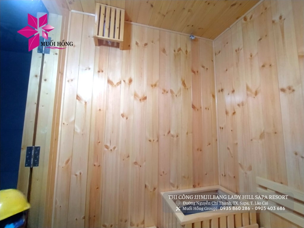 Setup phòng xông hơi sauna hồng ngoại