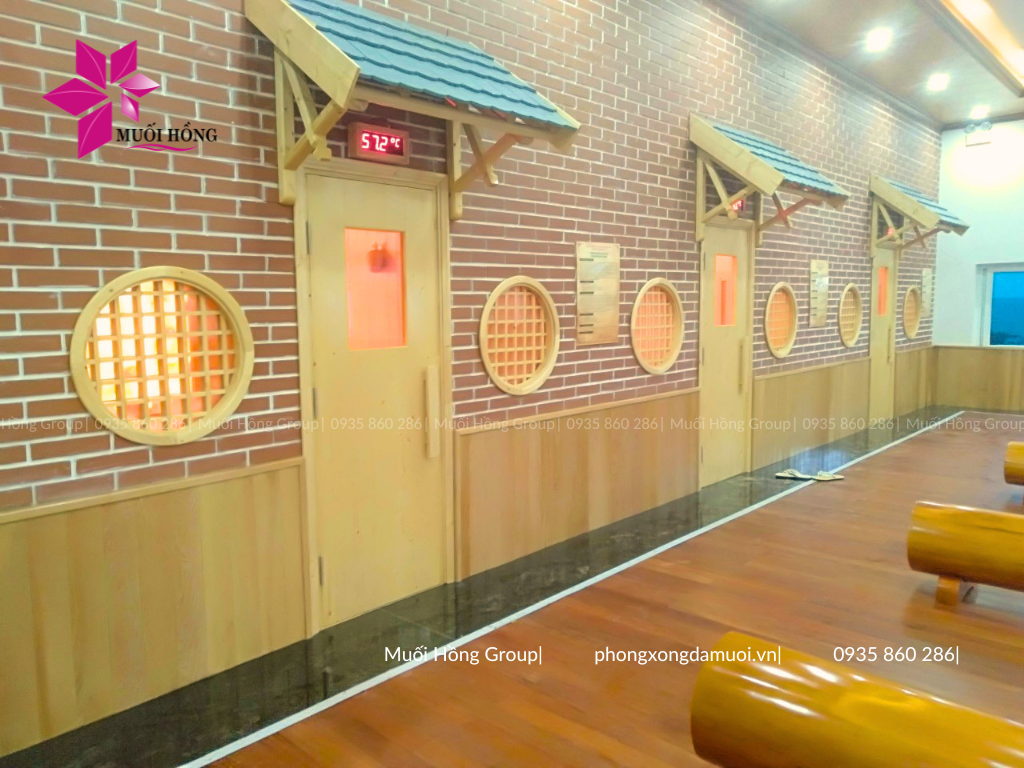 Thi c&ocirc;ng lắp đặt spa JjimJilBang kh&aacute;ch sạn